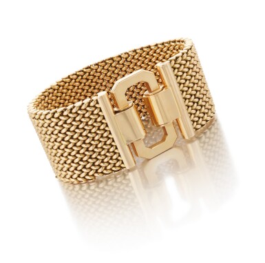 View full screen - View 1 of Lot 37. Two-tone bracelet (Bracciale in oro bicolore), 1955.