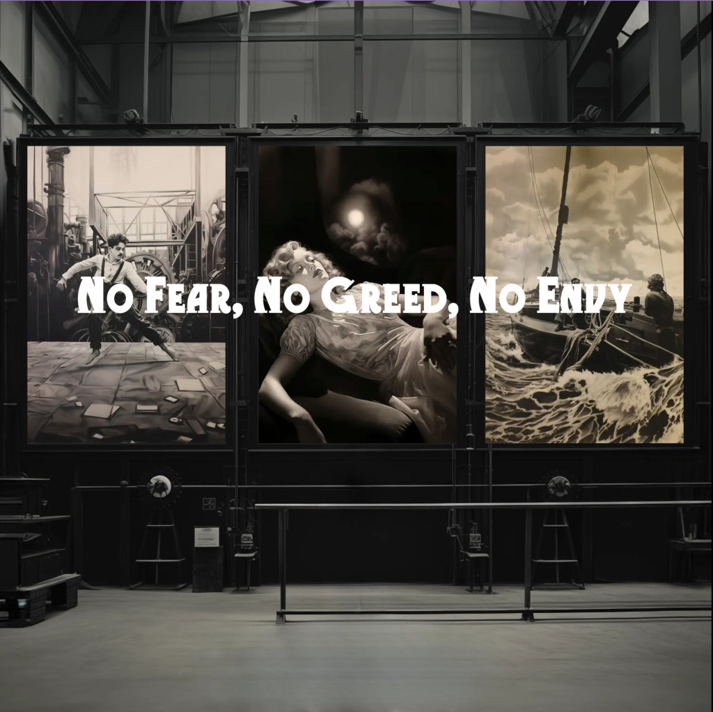 View full screen - View 1 of Lot 19. No Fear, No Greed, No Envy.