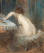 ARMAND BERTON | FEMME À SA TOILETTE