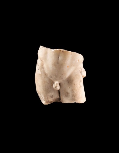 View full screen - View 1 of Lot 176. A Fragmentary Roman Marble Torso of a Youth, circa 1st/2nd Century A.D..