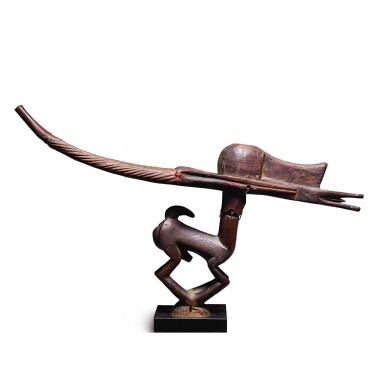View full screen - View 1 of Lot 45. Bamana Zoomorphic Headdress, Mali.