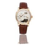 A. LANGE & SOHNE | LANGE 1 TOURBILLON REF 704.032, A ROSE GOLD TOURBILLON WRISTWATCH WITH DATE AND POWER RESERVE CIRCA 2000
