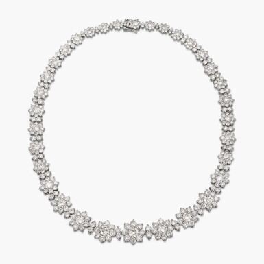 View full screen - View 1 of Lot 1386. Diamond Necklace | 鑽石 項鏈.