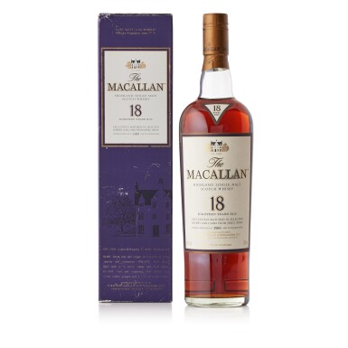 View full screen - View 1 of Lot 6038. The Macallan 18 Year Old Sherry Oak 43.0 abv 1989 (1 BT70).