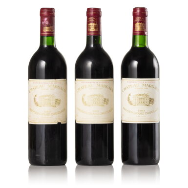 View full screen - View 1 of Lot 62. Château Margaux 1989 (3 BT).