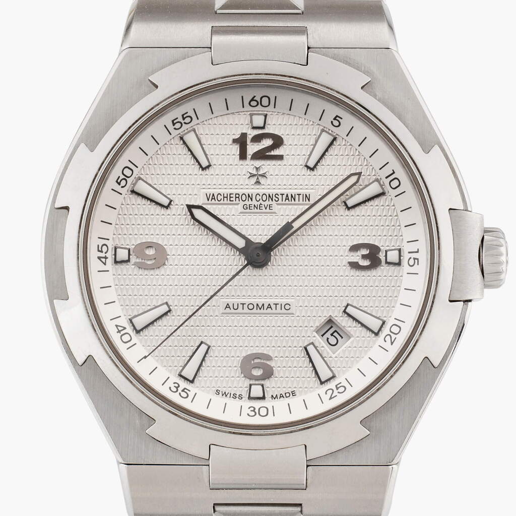 View full screen - View 1 of Lot 34. Reference 47040 Overseas | A stainless steel automatic wristwatch with date and bracelet, Circa 2010.