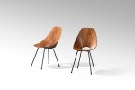 Pair of Medea chairs, designed in 1955