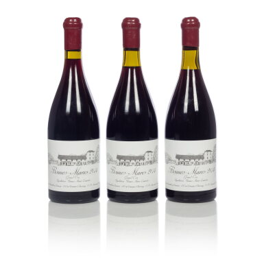 View full screen - View 1 of Lot 161. Bonnes Mares 2014 Domaine d'Auvenay (3 BT).