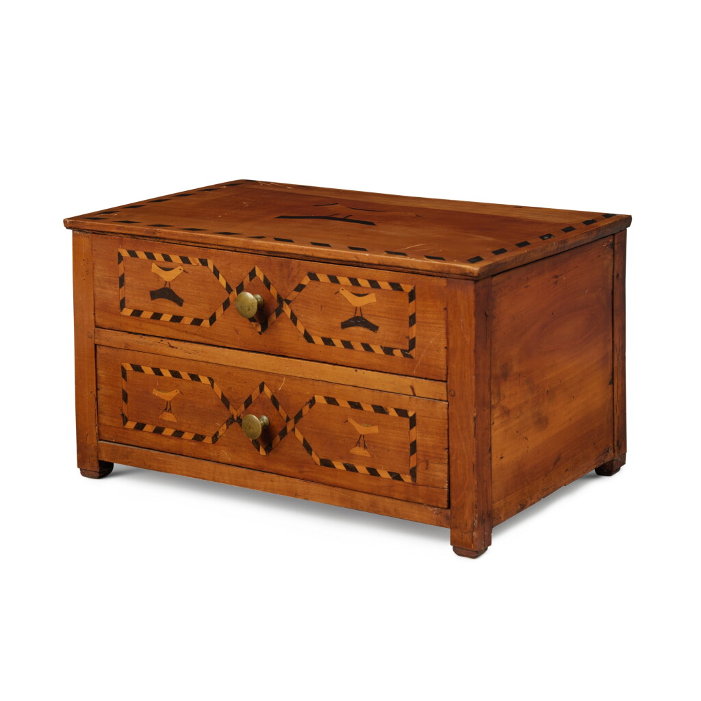 View full screen - View 1 of Lot 352. A Miniature Federal Chest of Drawers, Southern States, Circa 1830.