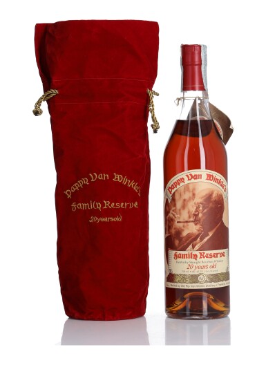 View full screen - View 1 of Lot 57. Pappy Van Winkle's 20 Year Old Family Reserve 90.4 Proof NV (1 BT 70cl).