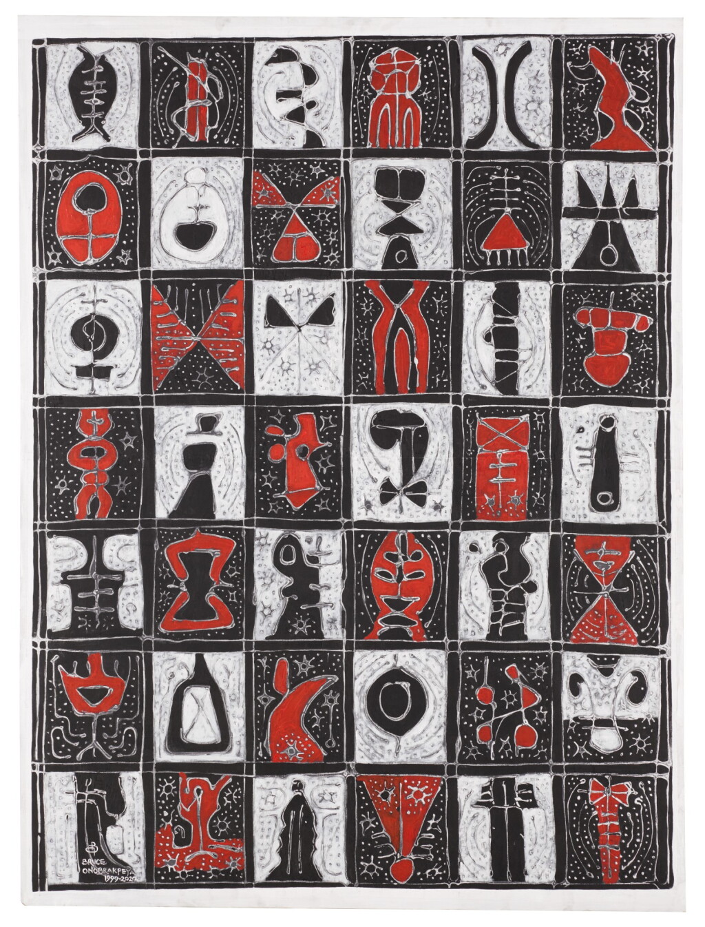 View full screen - View 1 of Lot 27. BRUCE ONOBRAKPEYA | IBIEBE ALPHABET.