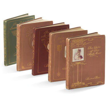 View full screen - View 1 of Lot 217. Potter, Collection of five deluxe bindings, 1904-1908.