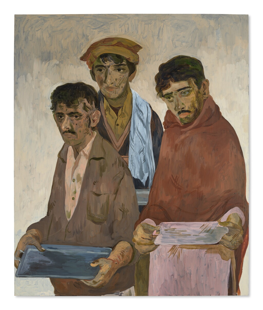View full screen - View 1 of Lot 412. Three Men with Trays.