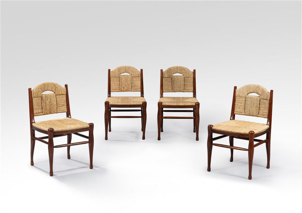 View full screen - View 1 of Lot 84. Set of four Rendez-vous des pêcheurs de truites chairs.