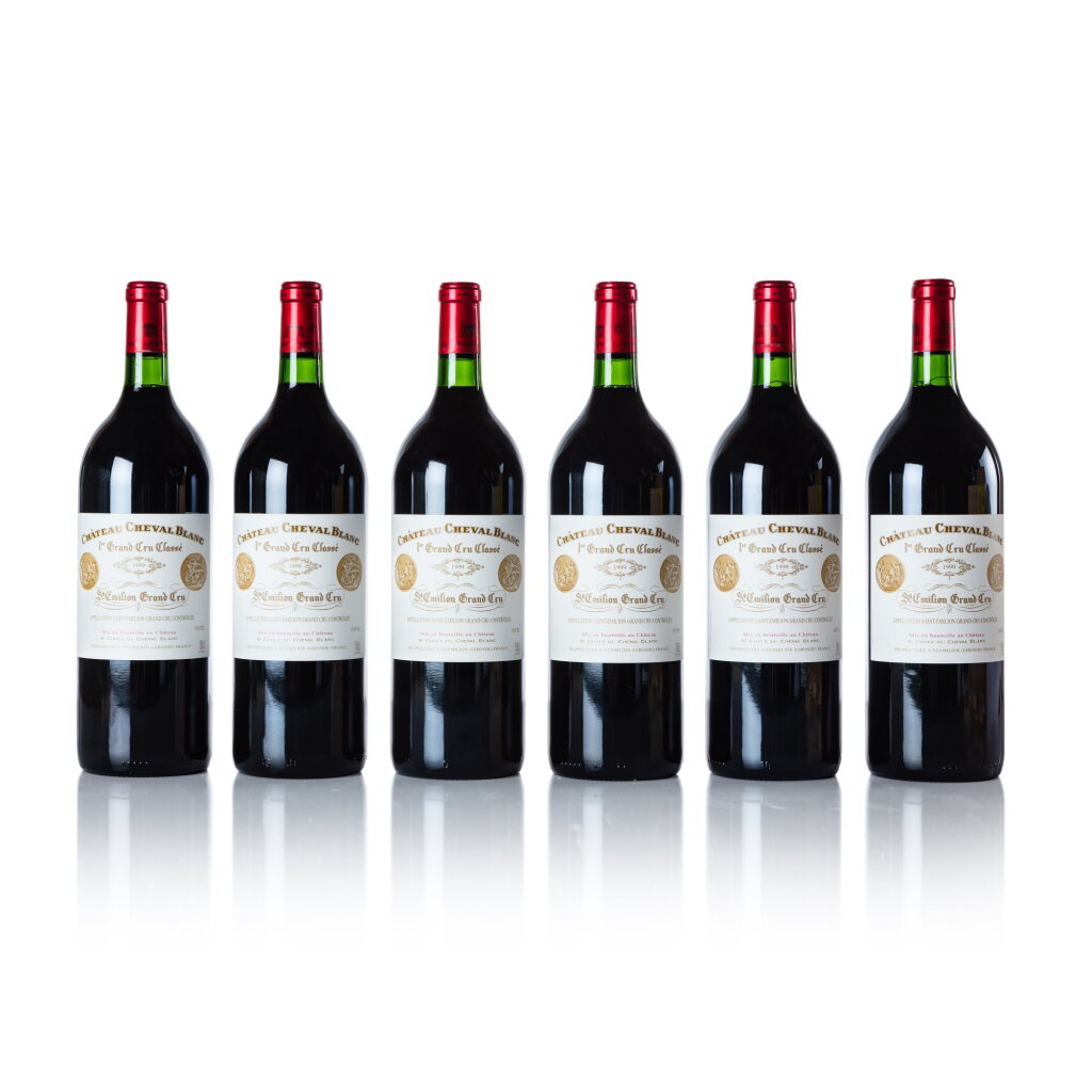 View full screen - View 1 of Lot 185. Château Cheval Blanc 1999 (6 MAG).