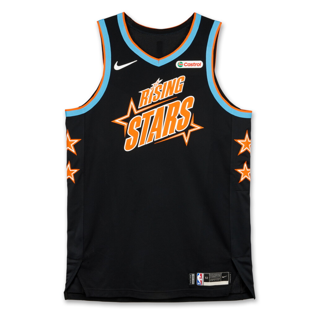 View full screen - View 1 of Lot 56. Kel’el Ware 2025-2026 Game Worn ‘Rising Stars’ Jersey.