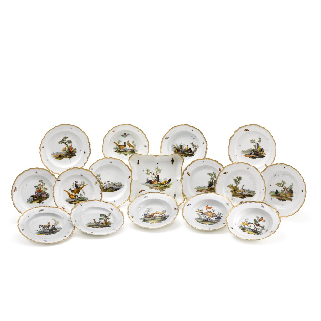 View full screen - View 1 of Lot 38. A Meissen (Marcolini) part dinner service, circa 1775.