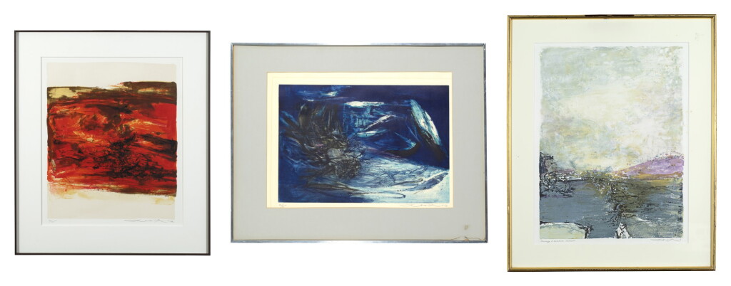 View full screen - View 1 of Lot 67. Untitled, 1967; Untitled, 1967; Untitled (Hommage à Nobutaka Shikanai) .