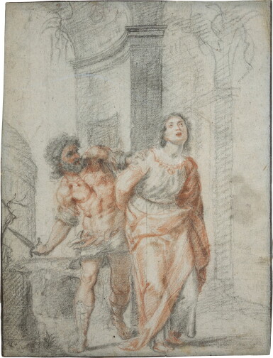 View full screen - View 1 of Lot 26. The martyrdom of a Female Saint.