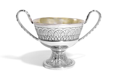 View full screen - View 1 of Lot 39. An Austrian Imperial parcel-gilt silver bowl, Alois Wűrth, Vienna, 1807.