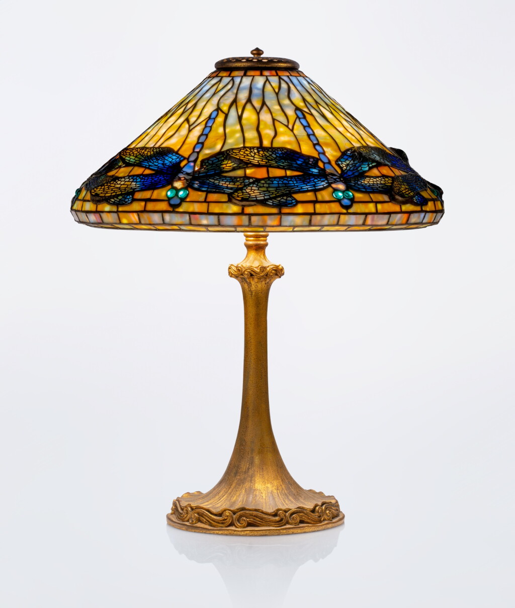 View full screen - View 1 of Lot 138. "Dragonfly" Table Lamp.