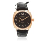 PANERAI | RADIOMIR 8 DAYS GMT ORO ROSSO, REF PAM00395 LIMITED EDITION PINK GOLD DUAL TIME WRISTWATCH WITH DATE, 24-HOUR AND 8-DAY POWER RESERVE INDICATION CIRCA 2018