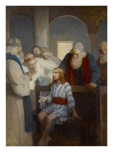 View full screen - View 1 of Lot 50. N. C. WYETH | WHEN HE COMES HE WILL RULE OVER THE WHOLE WORLD.