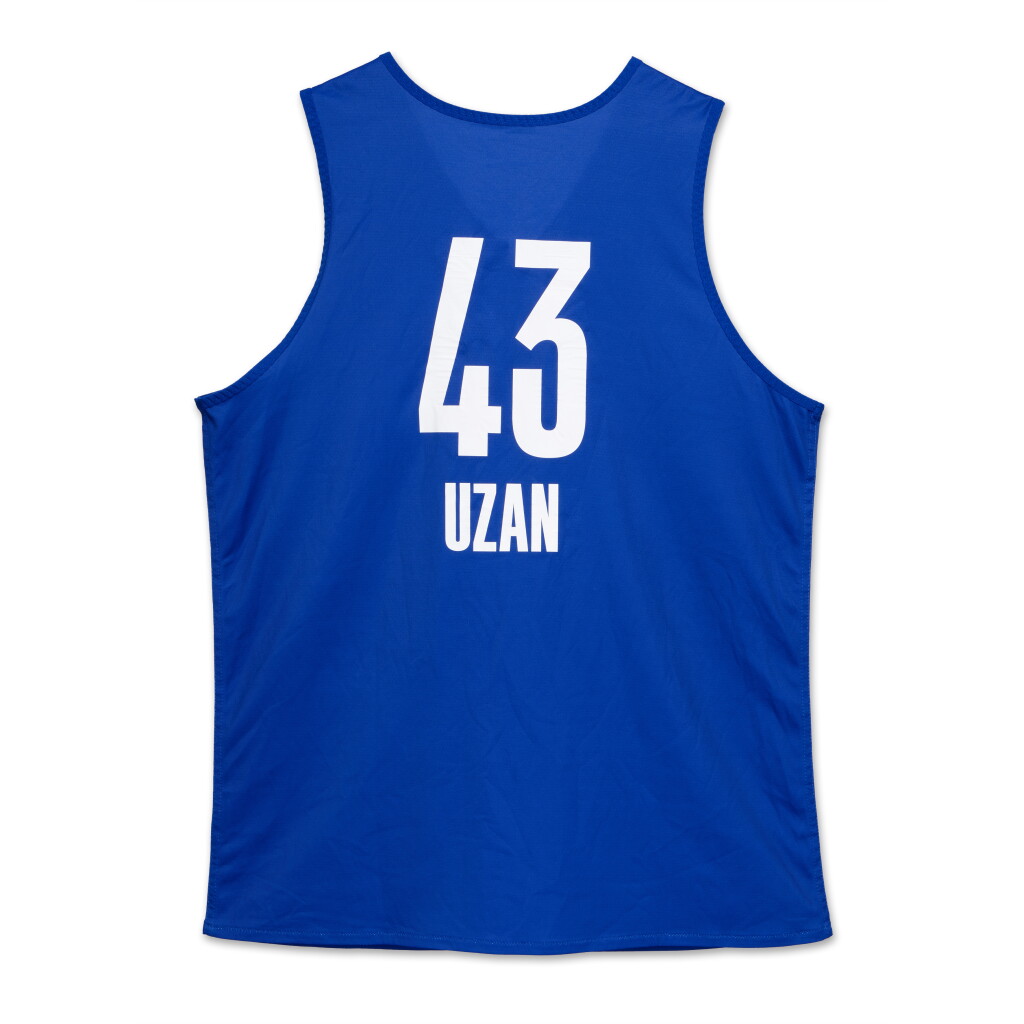 View full screen - View 1 of Lot 230. Milos Uzan 2025 NBA Draft Combine Issued Jersey | Probable Wear.