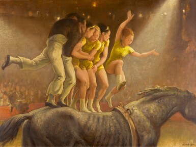 View full screen - View 1 of Lot 77. DAME LAURA KNIGHT, R.A., R.W.S. | Allez Oop!.