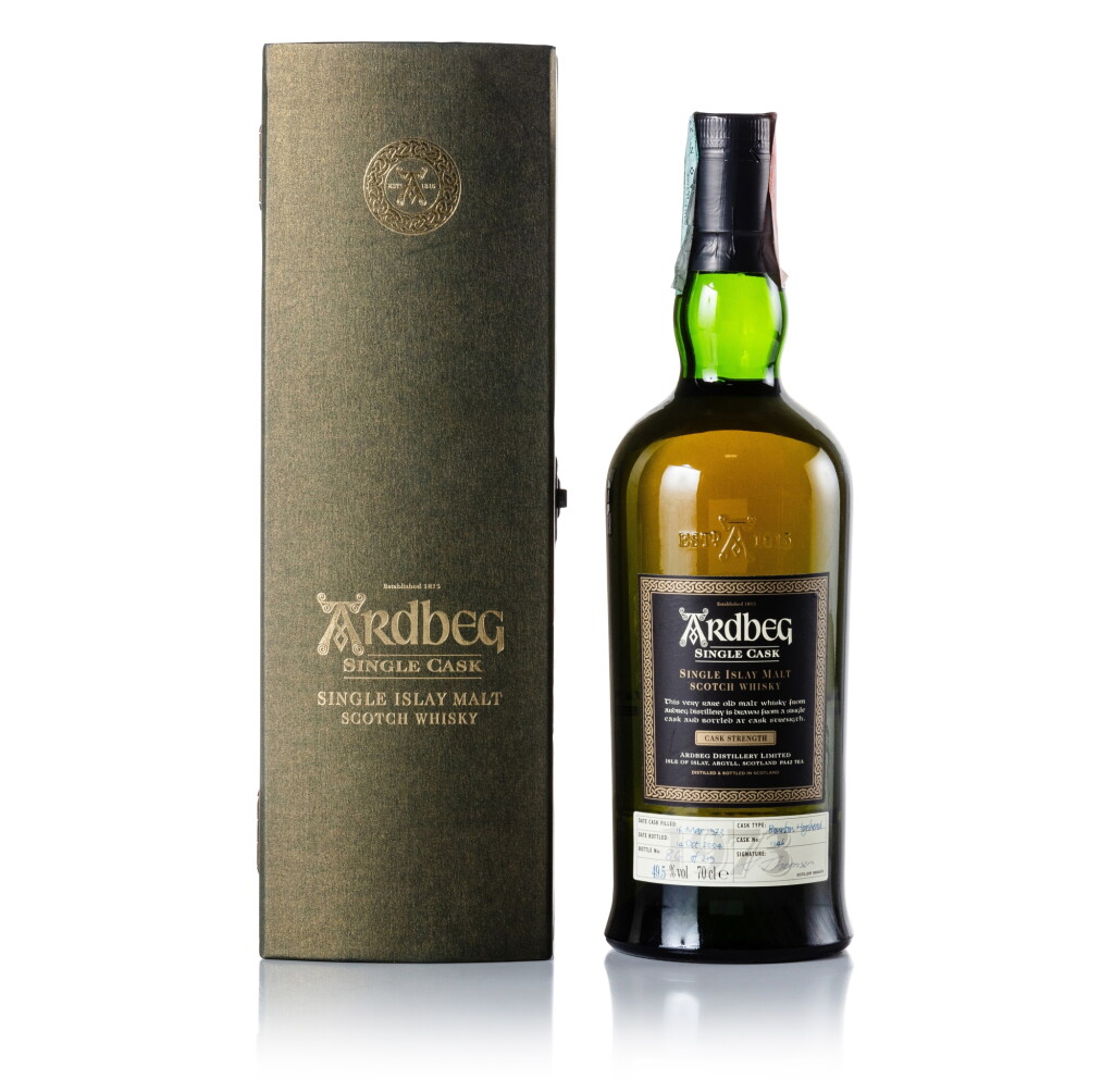 View full screen - View 1 of Lot 72. Ardbeg Single Cask #1146 49.5 abv 1973 (1 BT 70cl).