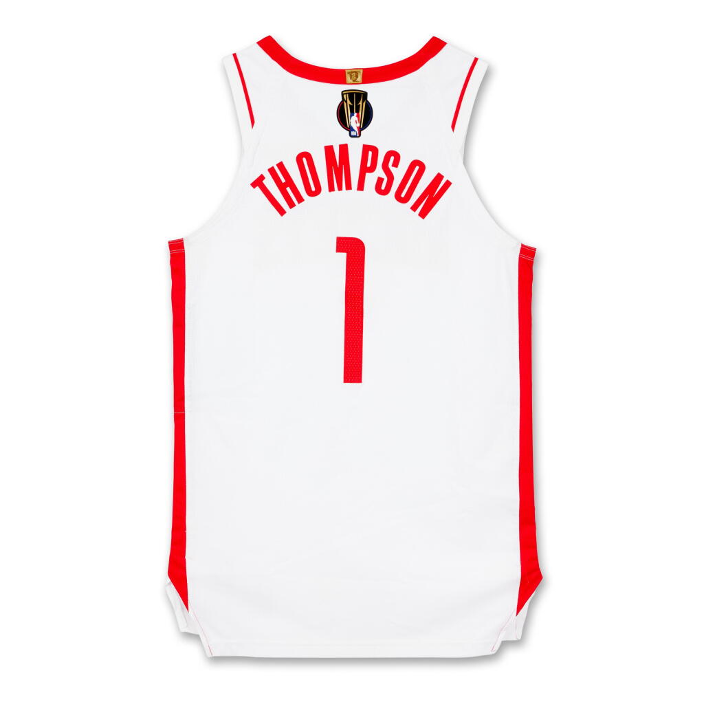 View full screen - View 1 of Lot 52. Amen Thompson Houston Rockets 2024-2025 Emirates NBA Cup Semifinals Game Worn Association Edition Jersey | Matched to 3 Games.