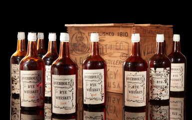 View full screen - View 1 of Lot 236. Old Overholt Rye Whiskey 1908 (9 QUART).