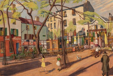 View full screen - View 1 of Lot 6. A July Morn, Place du Tertre, Paris.