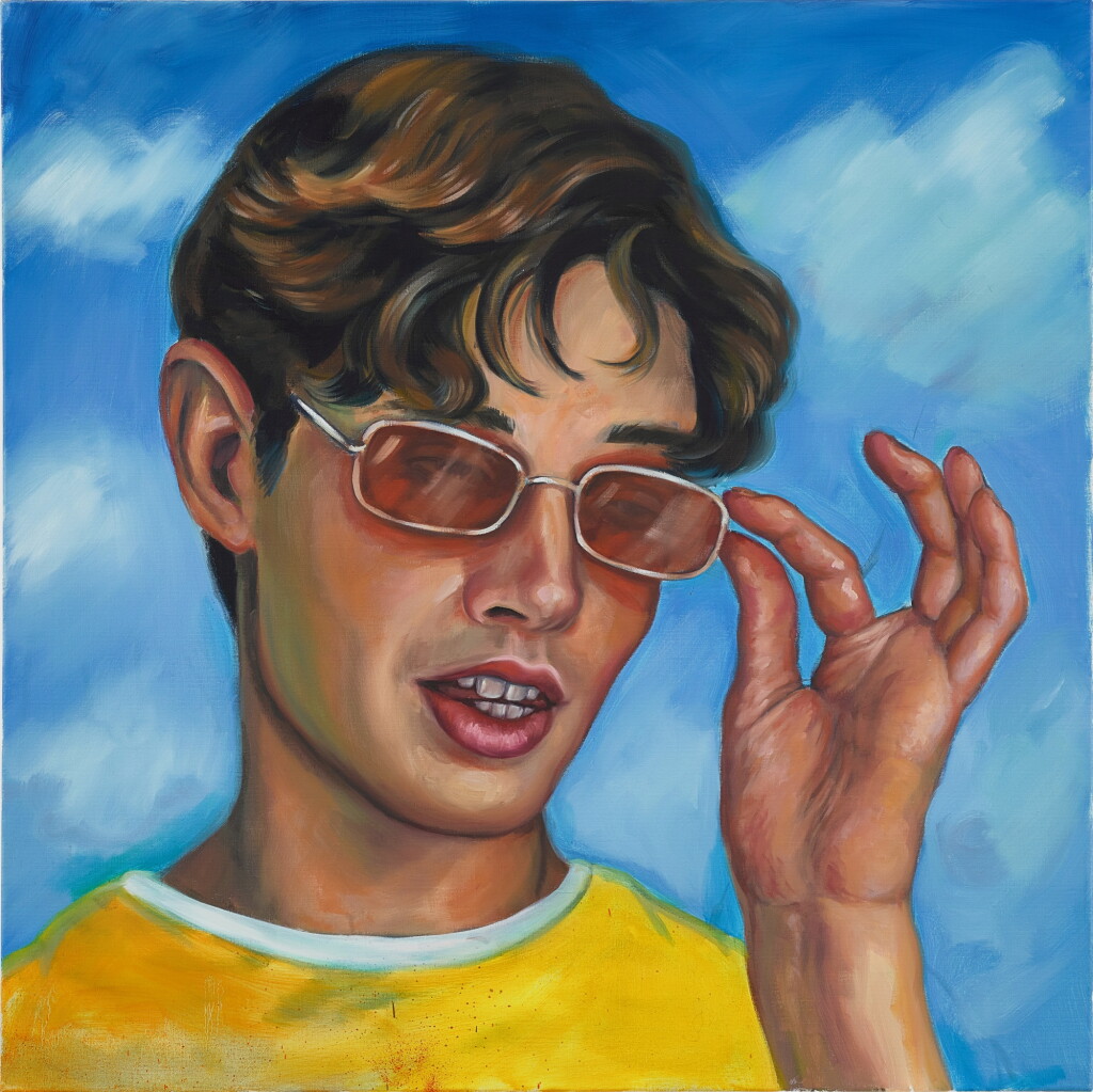 View full screen - View 1 of Lot 188. Chloe Wise 克蘿伊 · 懷斯 | Logan in Sunglasses 戴墨鏡的盧根.
