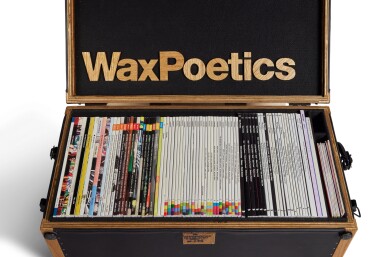 View full screen - View 1 of Lot 134. A full run of Wax Poetics magazine, 2002-2020, in custom case.