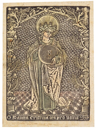 View full screen - View 1 of Lot 22. Saint Christina (Schreiber, Vol. V, no. 2589).