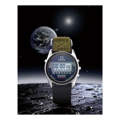 View full screen - View 1 of Lot 18. OMEGA | SPEEDMASTER ST 186.004 'ALASKA IV PROTOTYPE NO. 1/12', A LIMITED EDITION STAINLESS STEEL QUARTZ DIGITAL SPLIT CHRONOGRAPH WRISTWATCH, MADE IN 1978.