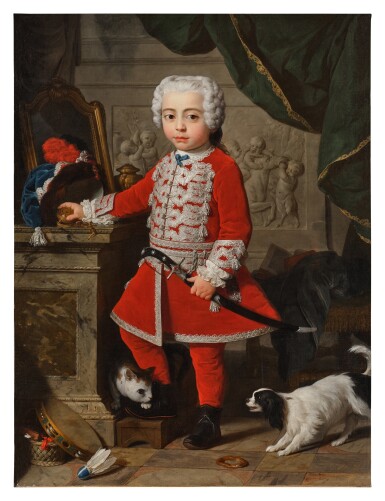View full screen - View 1 of Lot 17. Portrait of Filippo Bernualdo Orsini in Hungarian Dress.