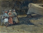 Figures on a Beach at Sidon