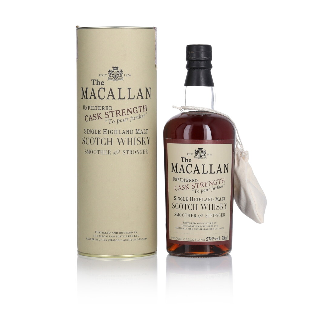 View full screen - View 1 of Lot 1067. The Macallan Cask Strength 57.4 abv 1990 (1 bt 50cl).