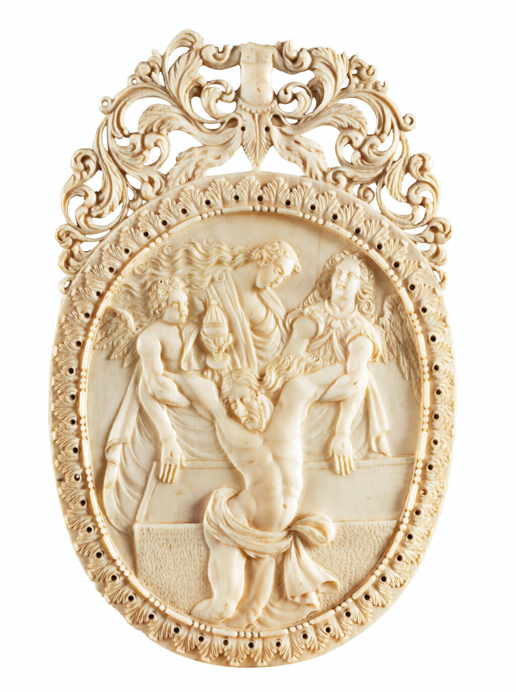 View full screen - View 1 of Lot 177. French, Dieppe, 19th century, The Resurrection of Christ .