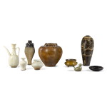 A study group of nine monochromatic ceramics, Song dynasty and later | 宋及以後 各式單色釉瓷器一組九件