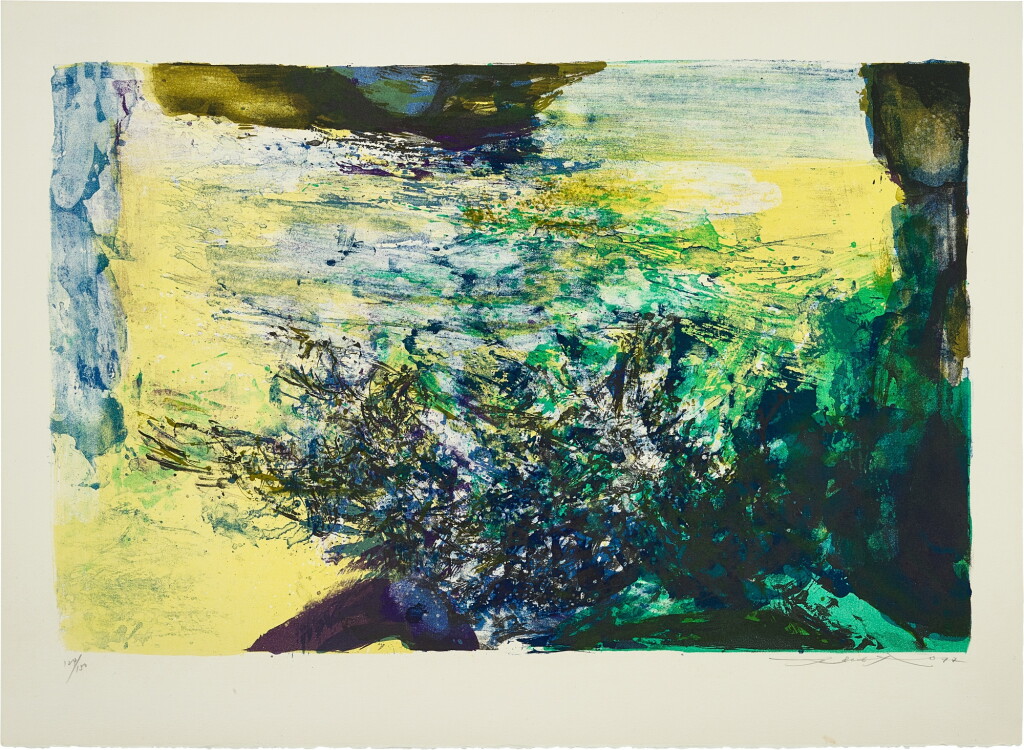 View full screen - View 1 of Lot 6220. Zao Wou-Ki 趙無極 | Sans titre 無題.