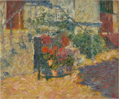 View full screen - View 1 of Lot 778. Le perron fleuri - Versailles.