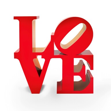 View full screen - View 1 of Lot 857. ROBERT INDIANA | LOVE.