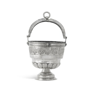 View full screen - View 1 of Lot 150. A Maltese silver bucket, Gaetano Scotto, early 18th century.