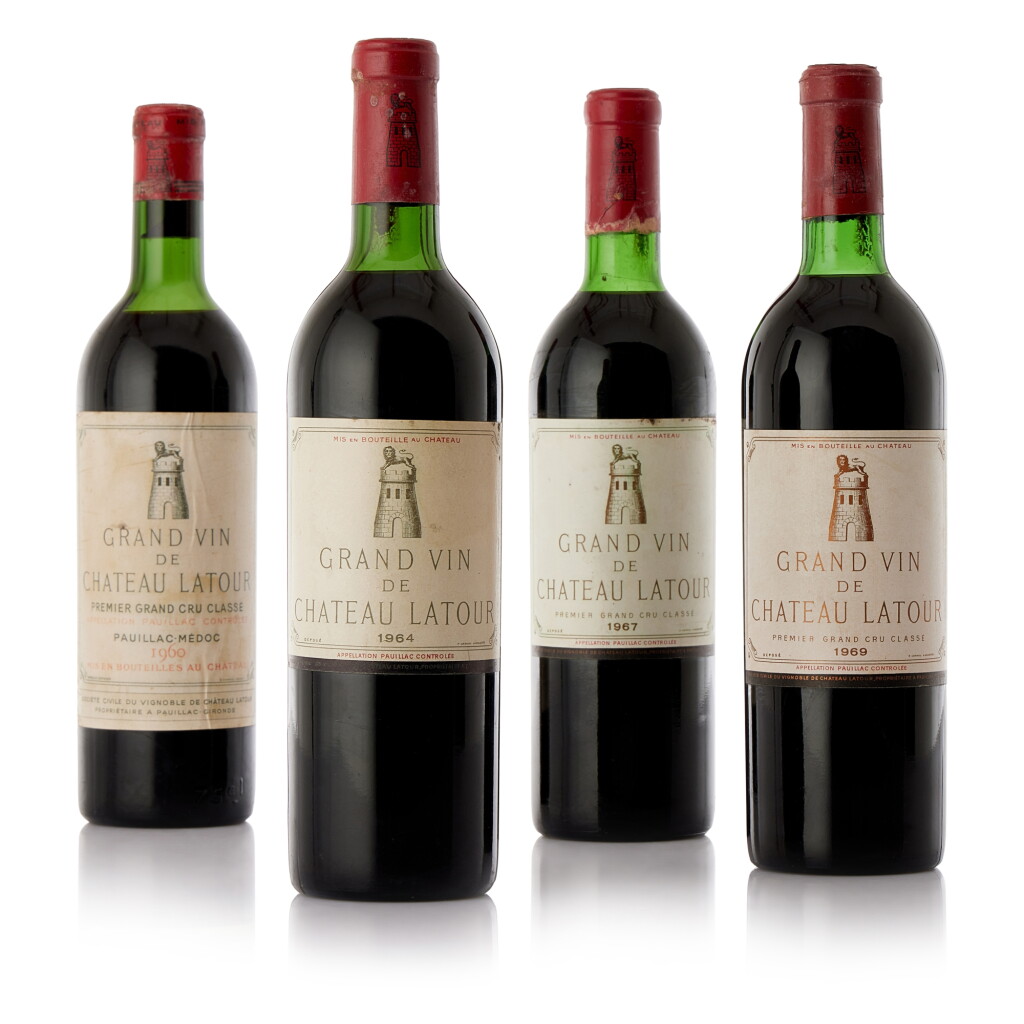 View full screen - View 1 of Lot 6253. Château Latour 1960s Vertical (7 BT).