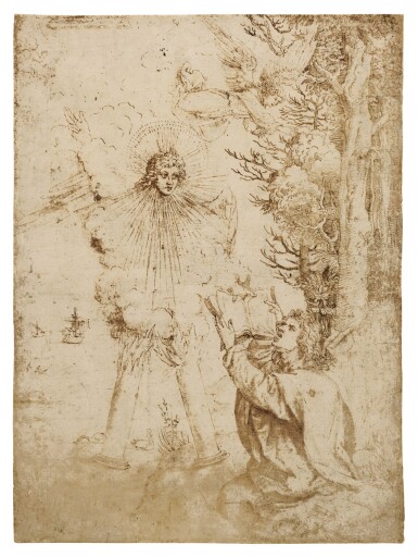 View full screen - View 1 of Lot 84. The Apocalypse: St. John Devouring the Book, after Durer.