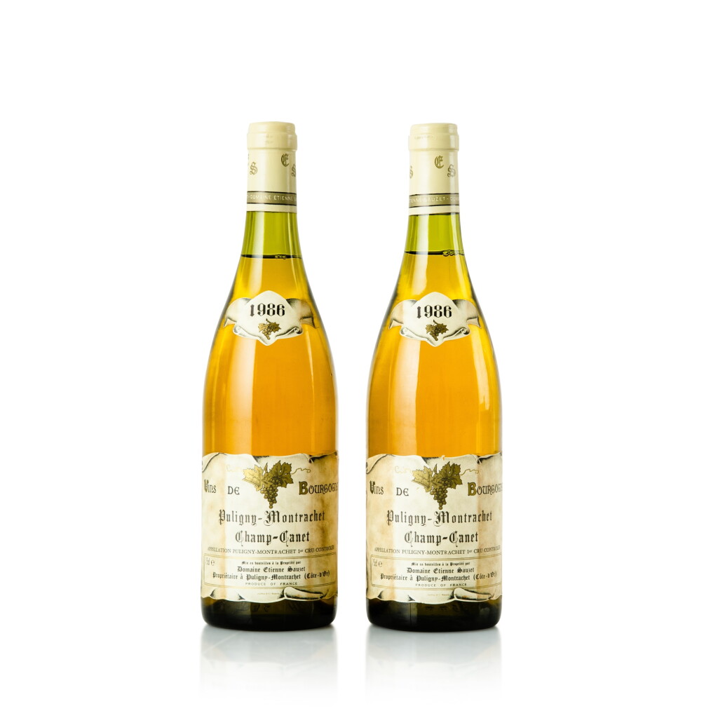 View full screen - View 1 of Lot 281. Puligny Montrachet, Champ Canet 1986 Etienne Sauzet (2 BT).