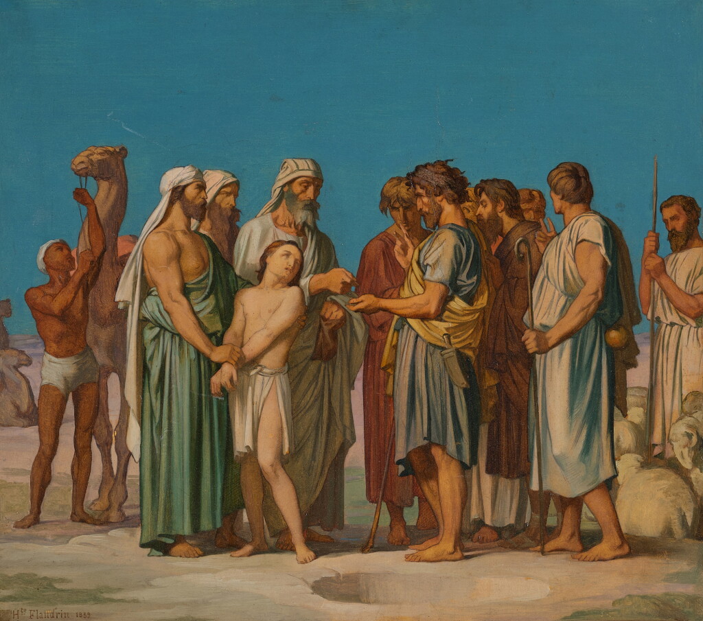 View full screen - View 1 of Lot 213. Joseph Sold by His Brothers.